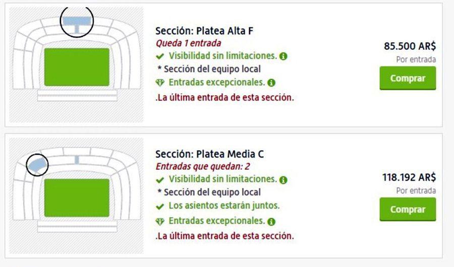 Reventa superclaacutesica- iquestPagariacuteas 120 mil para ver el Boca-River