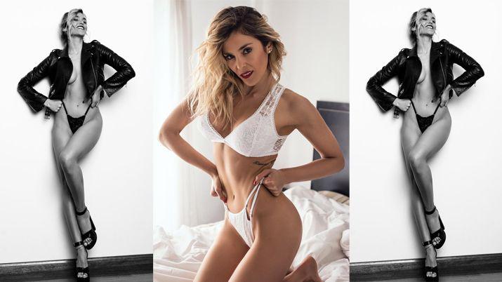 Becky Vzquez modelo y bailarina que participa en Showmatch junto a Gabo Usandivaras