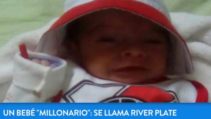 Un fanaacutetico del Millo le puso River Plate a su hijo