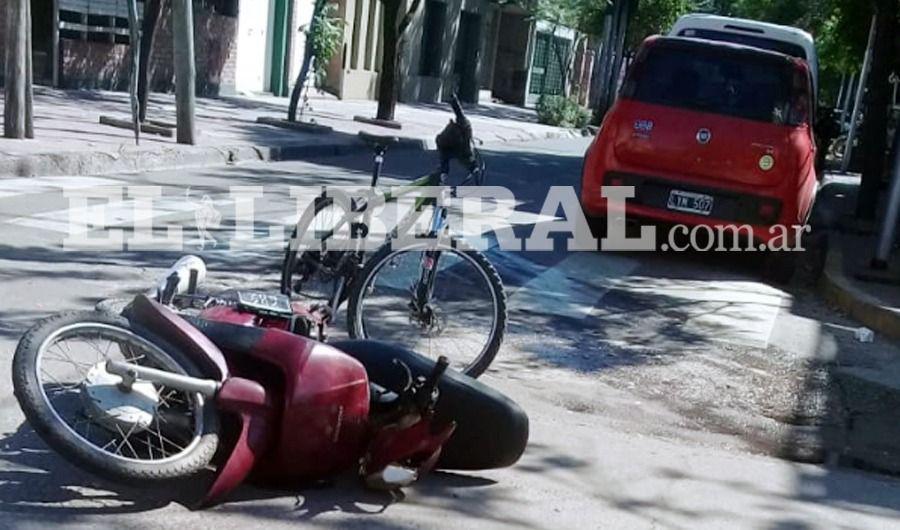 El accidente de trnsito motivó un amplio operativo de la Comisaría Primera