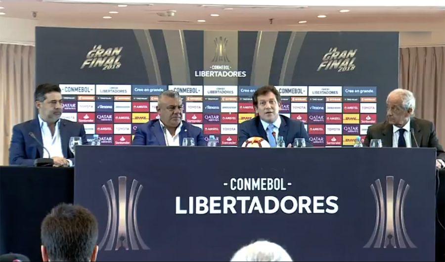 Cumbre entre Boca River y Conmebol- Esto no es maacutes que un juego es un partido de fuacutetbol