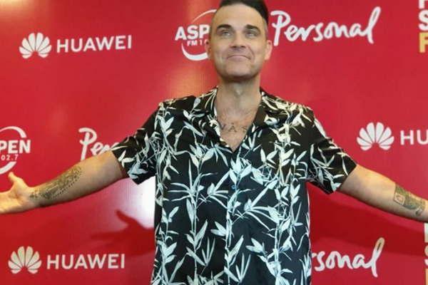 Robbie Williams en la primera noche del Personal Fest 
