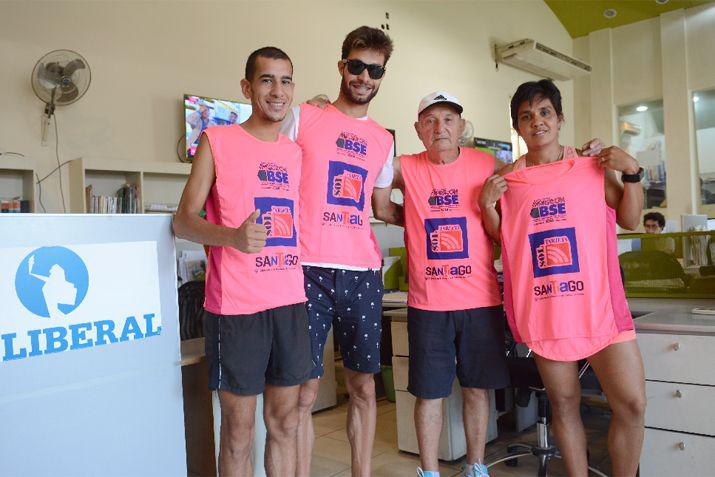 Atletas visitaron nuestra redacción en la previa del Maratón Diario EL LIBERAL