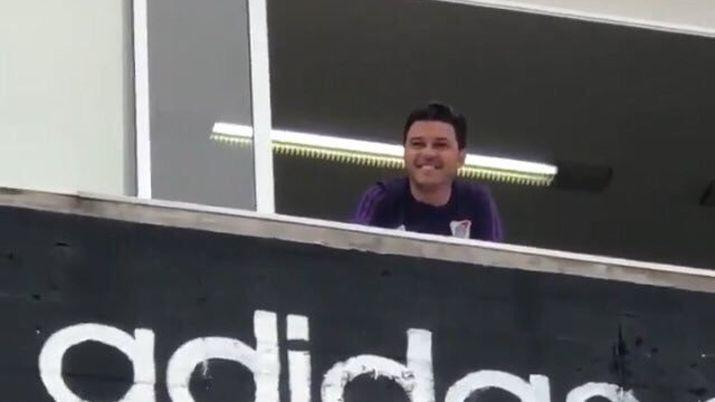 VIDEO  El alocado festejo de Marcelo Gallardo