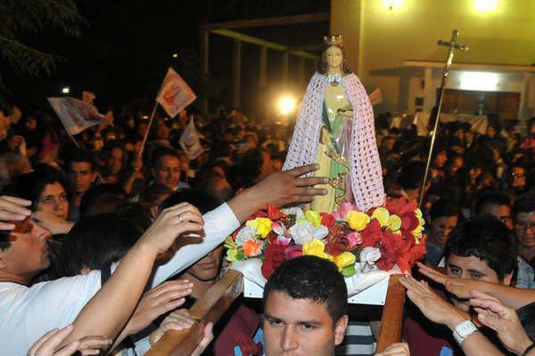 La imagen visitaraacute  ademaacutes diversas parroquias y capillas 