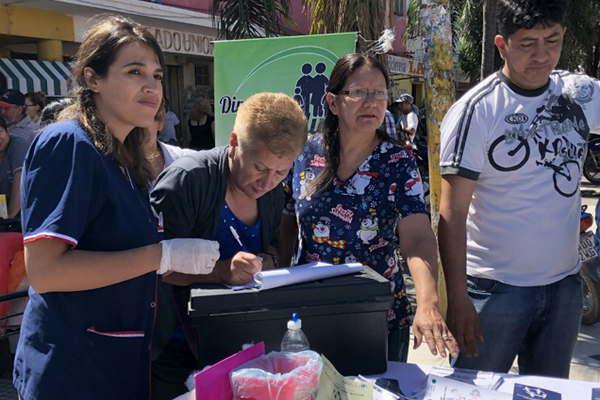 Se realizaron controles gratuitos para la deteccioacuten de diabetes