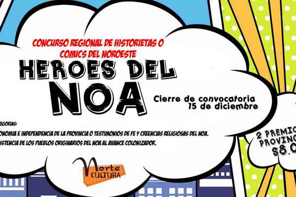 Cultura invita a participar del Concurso Regional de Historietas y Coacutemics 