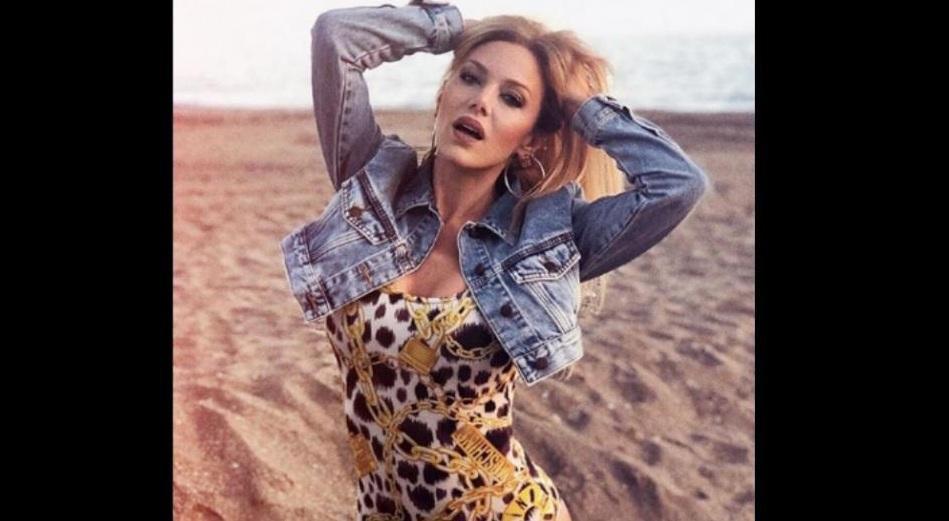 Evangelina Anderson y una sensual produccioacuten fotograacutefica en Marbella