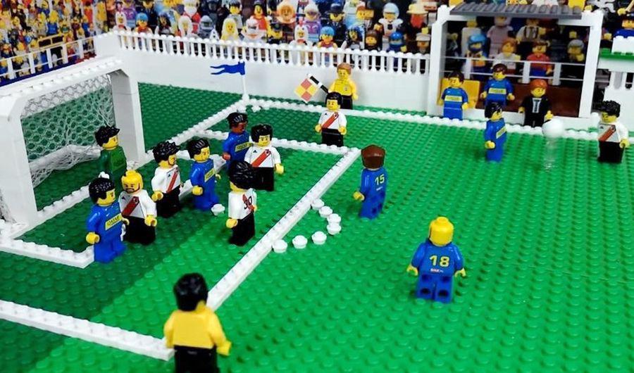VIDEO La final en la Bombonera con Legos