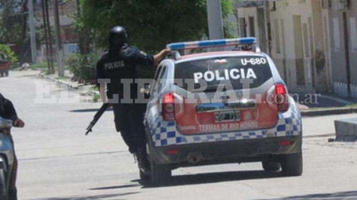 El hecho motivó un amplio despliegue policial en Villa Balnearia