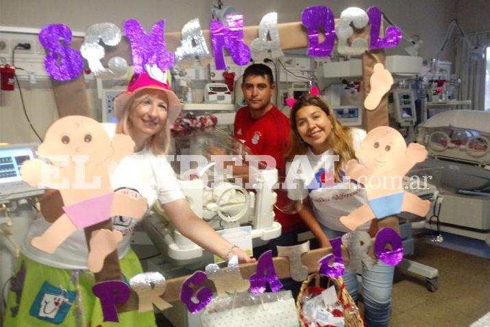 La ONG llevó alegria a los chicos del Centro Integral de Salud Banda y en el Centro Provincial de Salud Infantil Eva Perón (CEPSI)