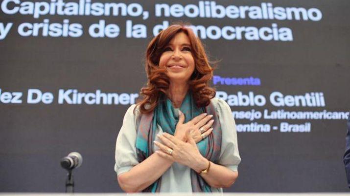 La ex presidenta Cristina Fern�ndez de Kirchner participó del I Foro Mundial del Pensamiento Crítico