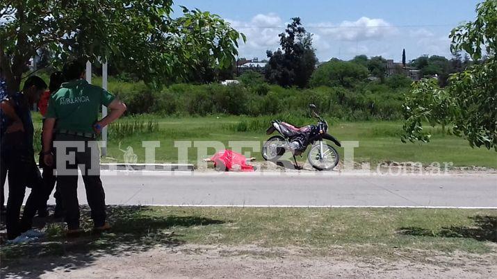 La víctima murió en el acto