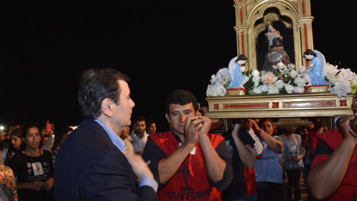 Zamora participoacute de la fiesta de la Virgen de la Consolacioacuten de Sumampa