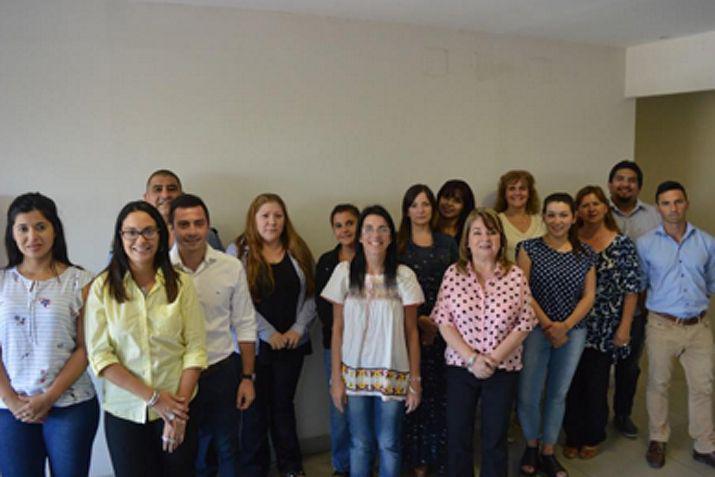 Miembros de la Unidad de Violencia de Género e Intrafamiliar de Banda