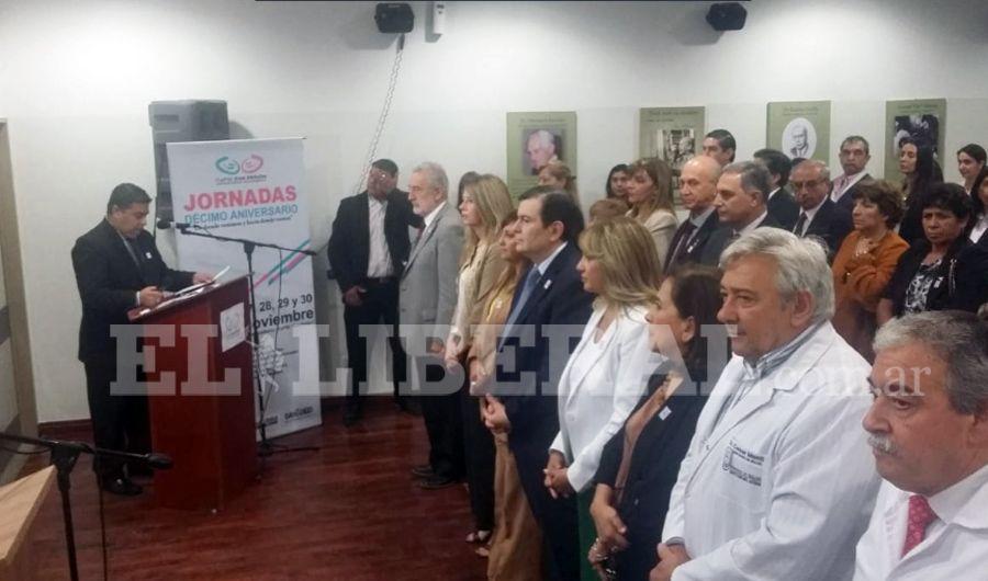 El Gobernador Zamora presente en el acto por los 10 antildeos del Cepsi