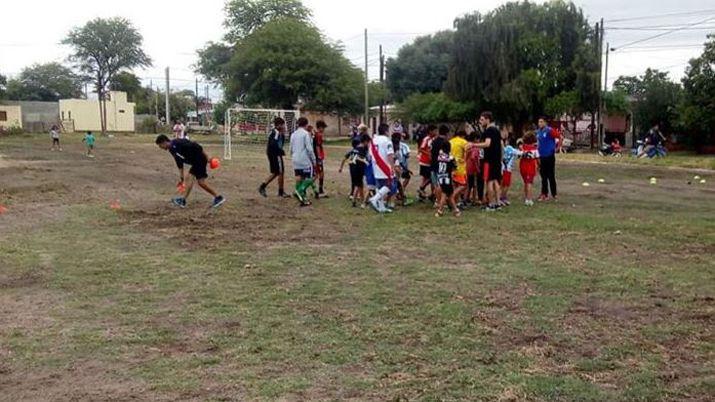 Fue inaugurada oficialmente la escuelita de fuacutetbol Chocota Trejo