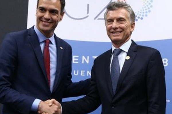 Macri y Pedro Saacutenchez hablaron de la final en la cumbre del G20