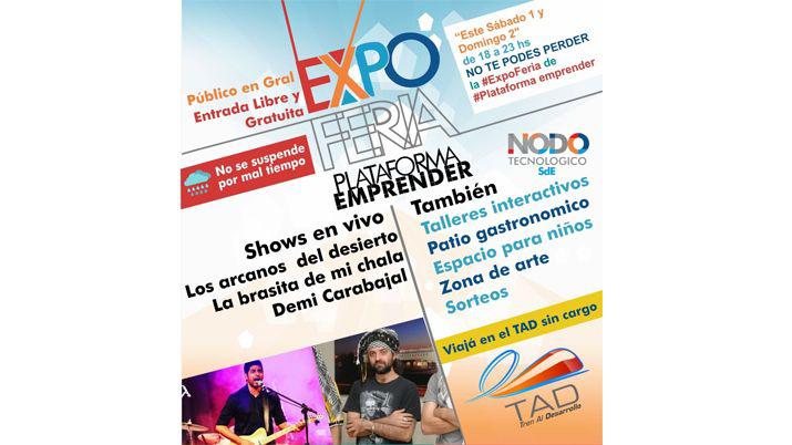La Expo Feria Plataforma Emprender no se suspende por lluvia
