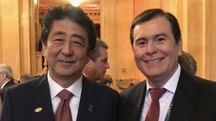 El gobernador Zamora estuvo con el primer ministro de Japoacuten