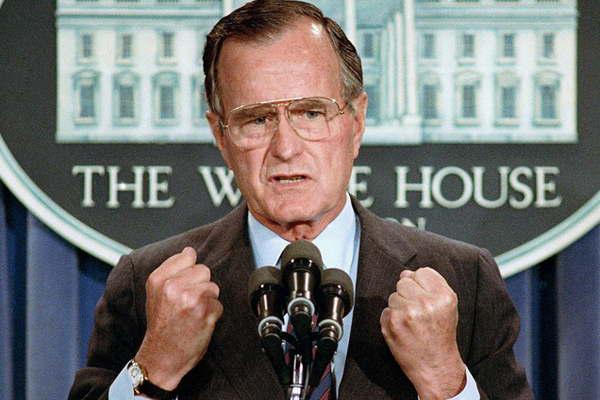 Murioacute el expresidente de EEUU George H W Bush  a los 94 antildeos en Houston