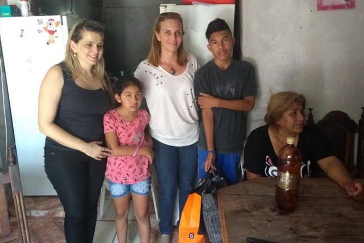 Representantes del Programa Federal visitaron a familias del departamento Río Hondo