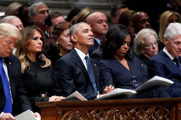 Liacutederes mundiales y dignatarios extranjeros rindieron honores a George H W Bush en Washington