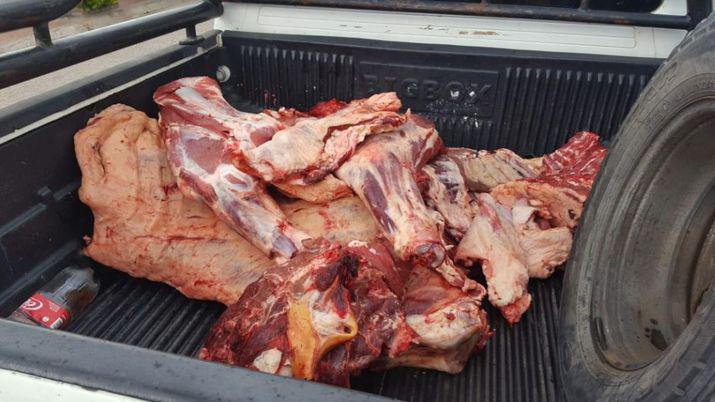 Decomisan 100 kilos de carne en comercios de Clodomira