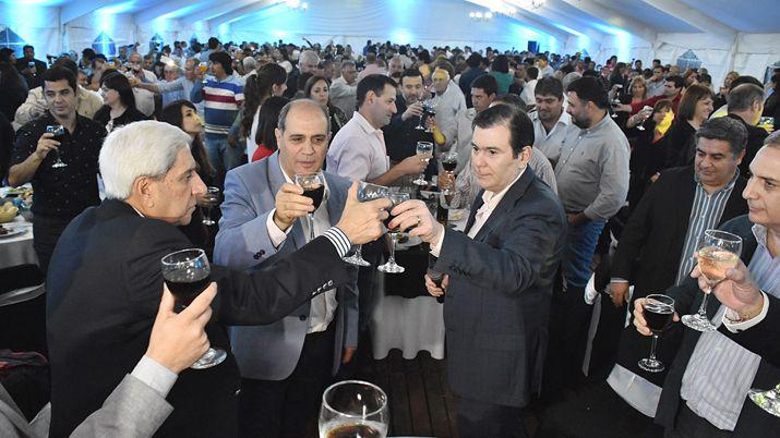 El Gobernador participoacute del brindis de fin de antildeo del Ministerio de Produccioacuten