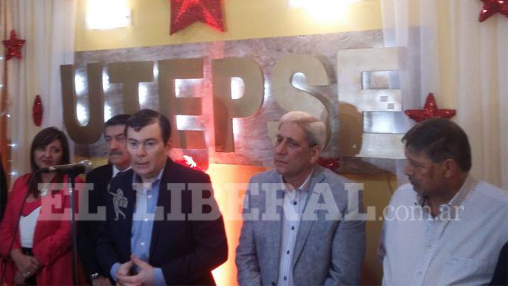 El gobernador Zamora participó del brindis por el Día del Empleado Pblico