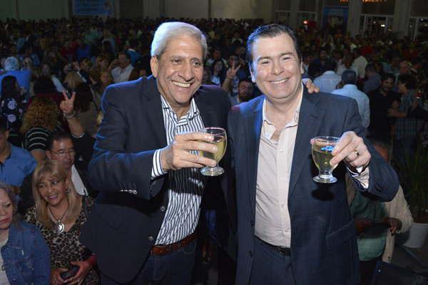 Zamora participoacute del brindis de fin de antildeo del PJ