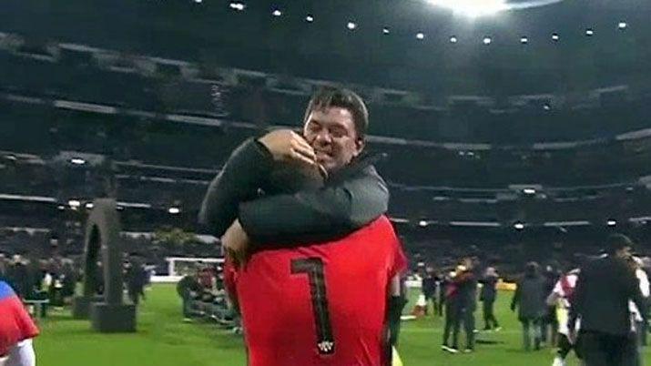 VIDEO Marcelo Gallardo emocionado hasta las laacutegrimas