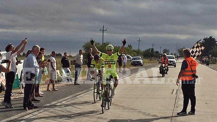 Lautaro Ramírez ganó la primera etapa de la vuelta juvenil del Uruguay