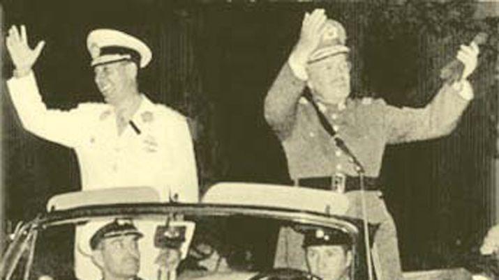 IBÁÑEZ DEL CAMPO Y PERÓN EN SANTIAGO DE CHILE