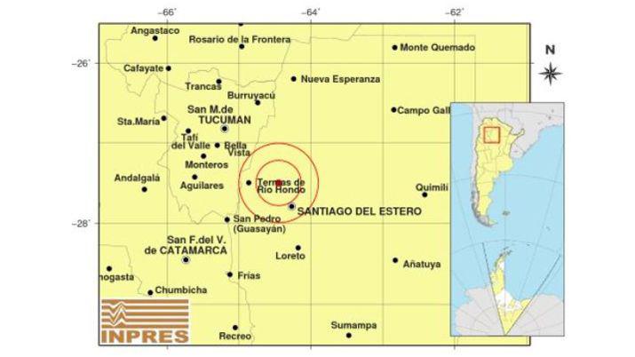 Santiago fue sacudido por un temblor