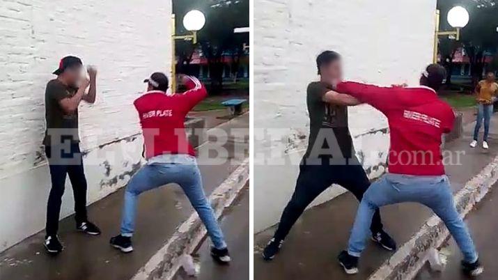 Se viralizaron imgenes de una nueva pelea en Añatuya