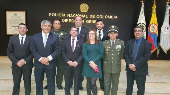 Policías santiagueños y colombianos intercambiaron experiencias en materia de seguridad