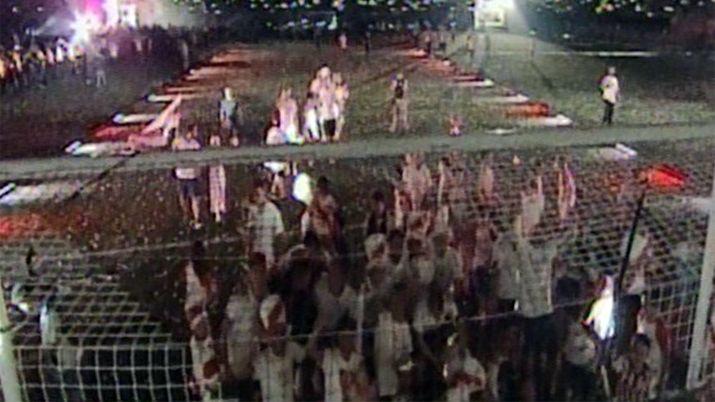 VIDEO  La accidentada recreacioacuten del gol del Pity