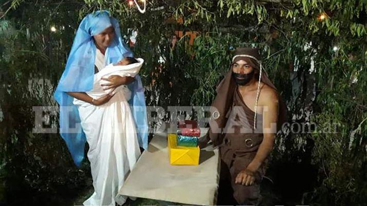 Emotivo pesebre se realizó en la plaza San Martin