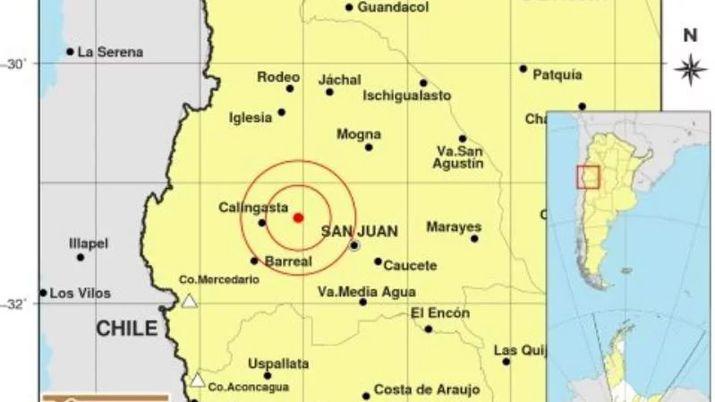 Un sismo con epicentro en San Juan se sintioacute en Las Termas