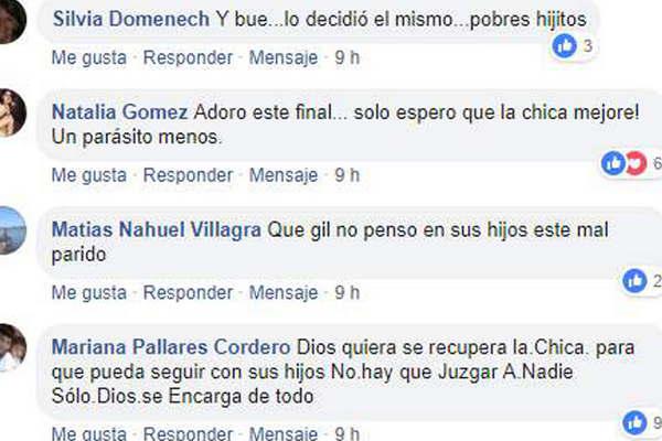 Repudio en las redes sociales