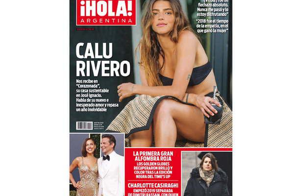 Calu Rivero iacutentima en una entrevista a la revista iexclHOLA Argentina