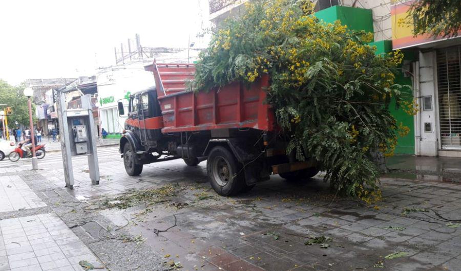 Videos y fotos de la mantildeana despueacutes de la tormenta