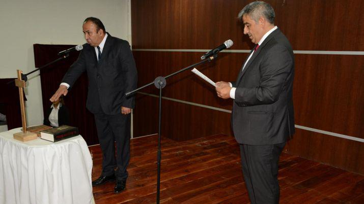 Tomaron juramento al nuevo subjefe de la policiacutea Comisario Alberto Coronel