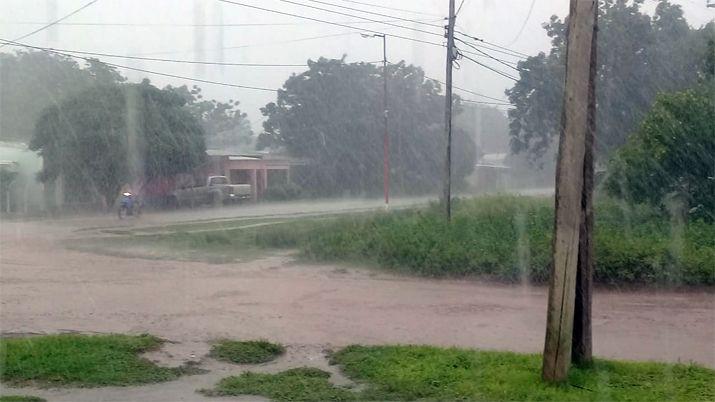 Copiosa lluvia en el Norte de Santiago del Estero