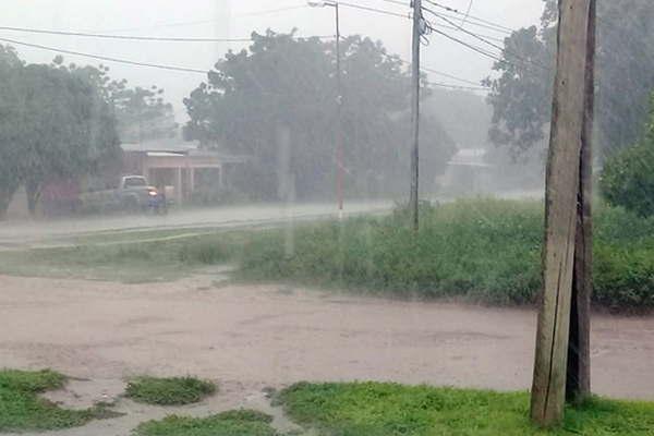 Se descargoacute una copiosa lluvia en el norte de la provincia