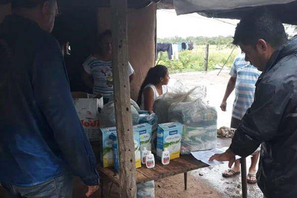 El gobernador dispuso poner todos los recursos por los que maacutes necesitan