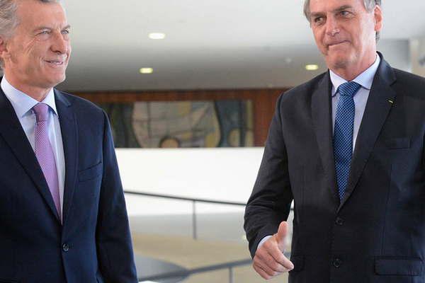 Macri y Bolsonaro coincidieron en modernizar el Mercorsur 