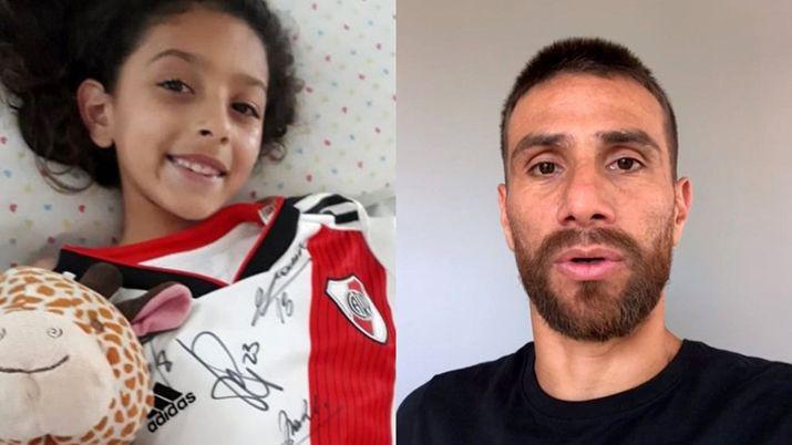 Leo Ponzio se solidarizoacute con una nena apuntildealada