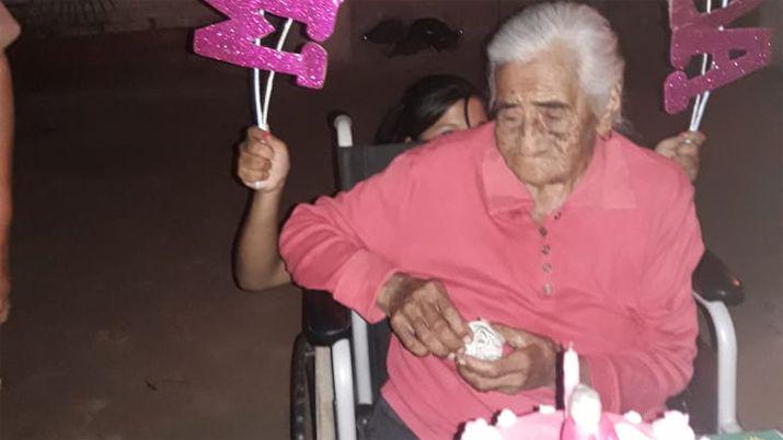 Tatarabuela de Jumialito festejoacute sus 101 antildeos